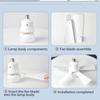 1pc Fan Lamp Ceiling Fan, Small Ceiling Fan To Replace Light Bulb, Bedroom, Kitchen, Living Room Ceiling Fan.