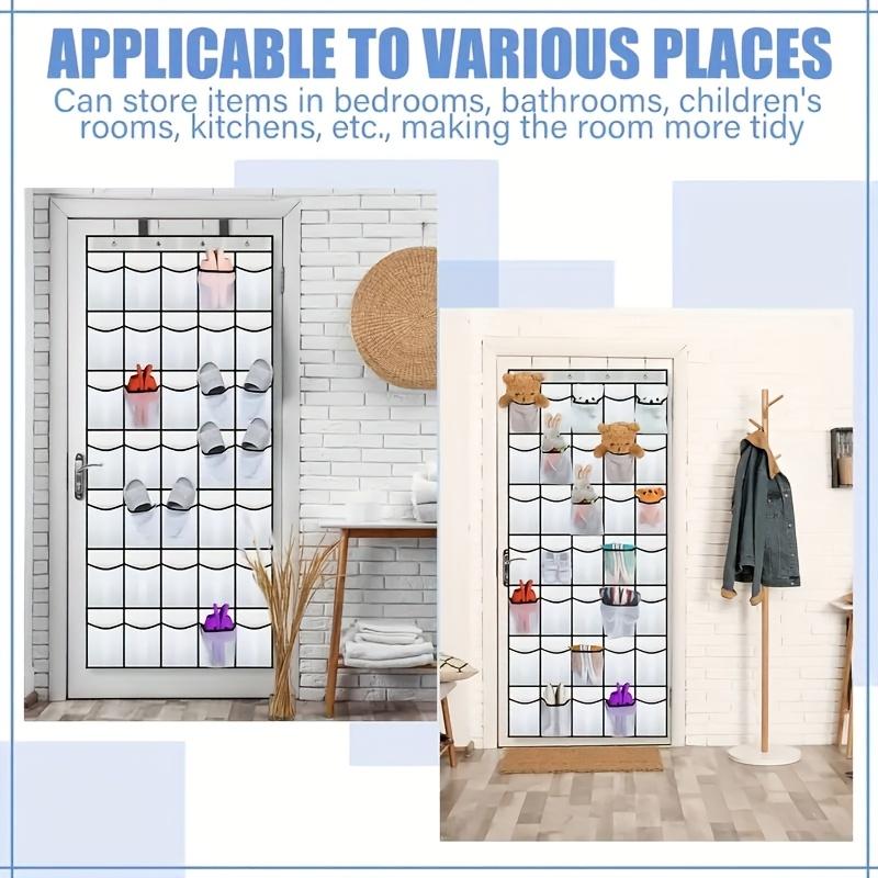 1pc Multi-functional Shoe Storage Bag Behind The Door Household Wall Hanging Sundry Storage Bag Hanging Shoes