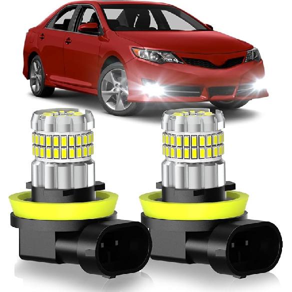 Fit For Toyota 4Runner 2003-2009 Fog Light Bulbs Or DRL, 13000LM Super Bright 360° Illumination 9005/9145/H10 Fog Lights, 6000K Cool White Upgraded