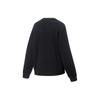 Li Ning Plain Round Neck Pullover Sweatshirt Women tops Black AWDT512-2