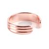 Rose Gold Adjustable Fatigue Joint Soreness Relief Ring Metal Adjustable Magnetic Healing Ring