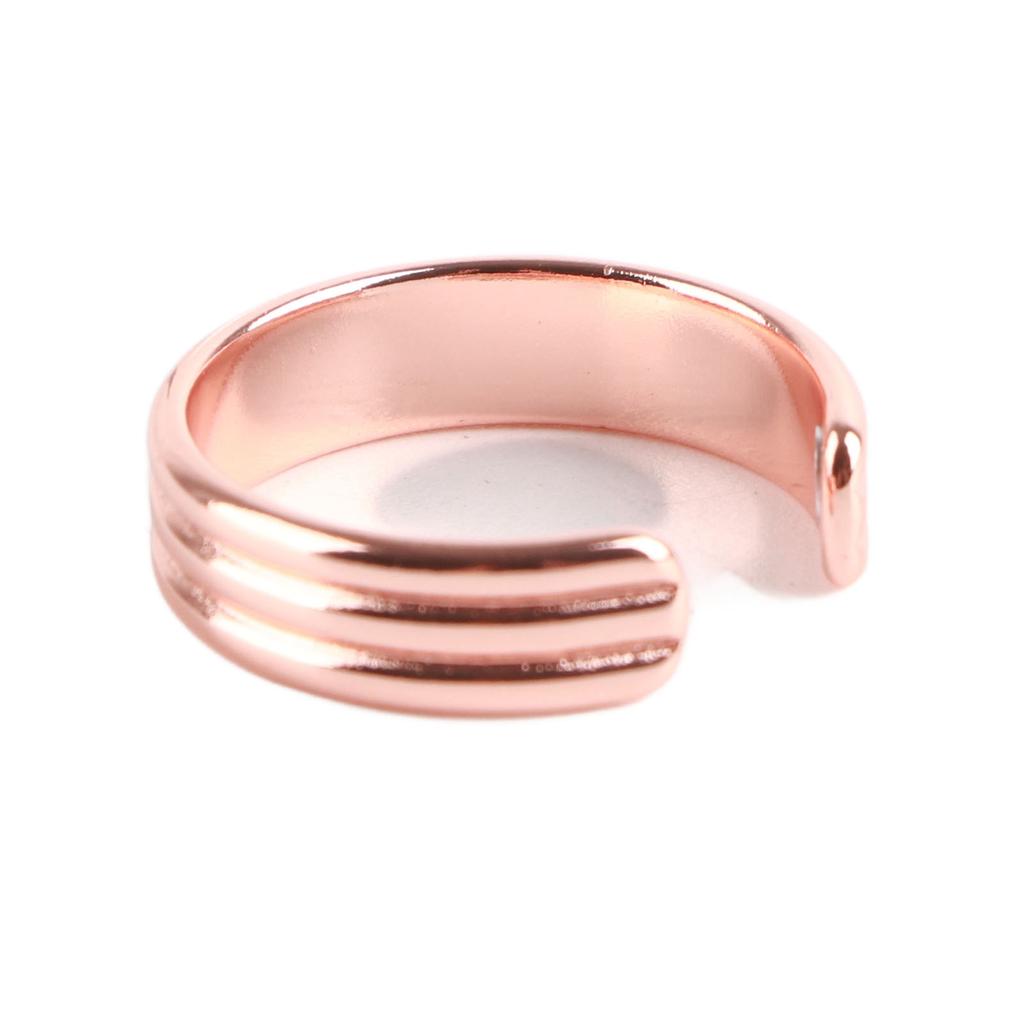 Rose Gold Adjustable Fatigue Joint Soreness Relief Ring Metal Adjustable Magnetic Healing Ring