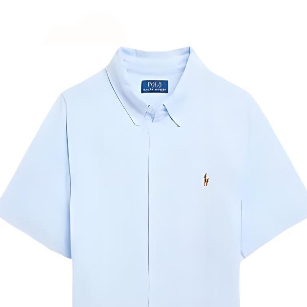Polo Ralph Lauren Ss24 Pony Embroidered Short Sleeve Shirt Kids Shirts Blue 323914654-001