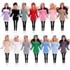 Doll 30Cm Full Set 1/6 Female Doll With Clothes And Hat Sweater Girls Dress Up Toys Gifts Multi-Joint Movable 11.5 Inch Doll Toy