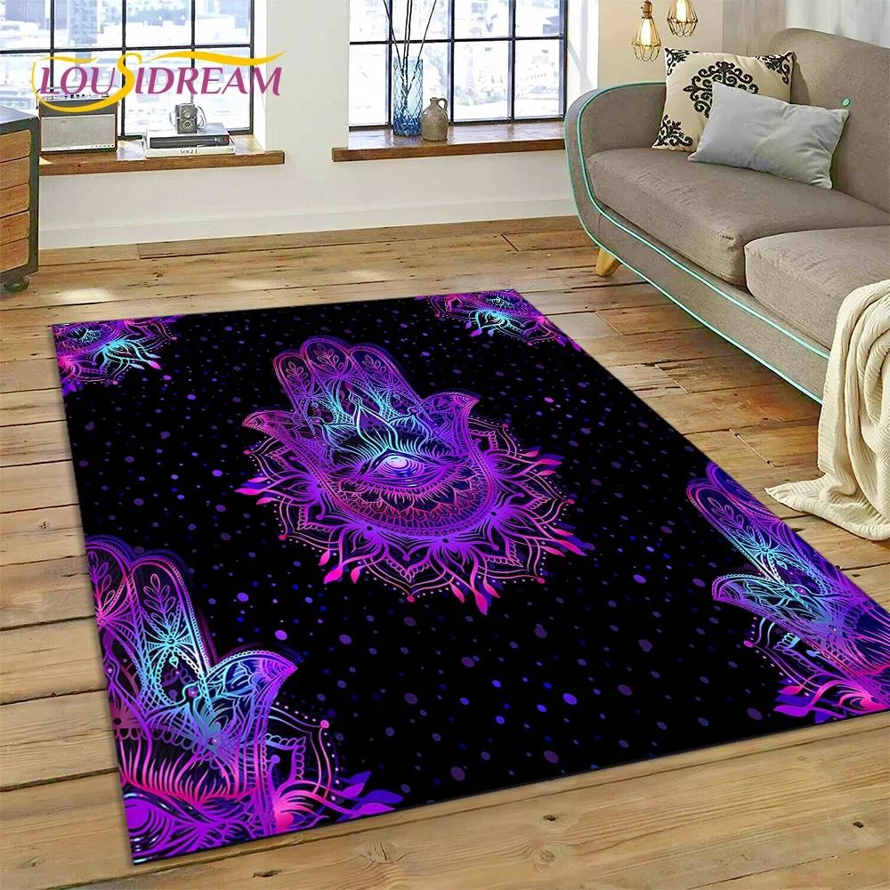 Evil Eye Turkey Blue Nazar Eye of Horus Carpet Rug for Bedroom Living Room Home Sofa Decoration,Child Game Large Decor Floor Mat