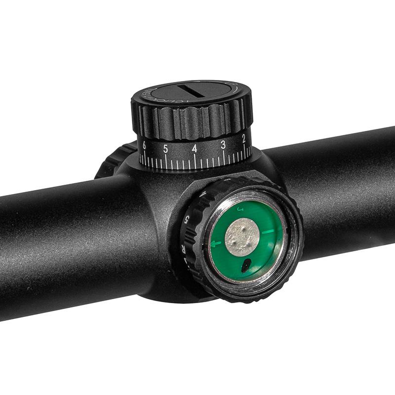 FIRE WOLF HD 1-6X24 IR Compact Hunting Scope Tactical Scope Glass Etched Crosshair Wide Field Optical Sight