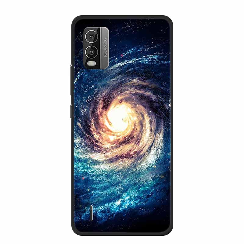 For Nokia C110 C210 C300 Case Soft black Silicone Bumper TPU Phone Wolf Cat Flower CaseS For C110 210 300 Shock proof Bumper TPU