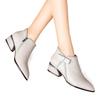New Fall/Winter Women's Thick Heel Pointed Toe Shoes - Versatile Low/Medium Heel Bare Boots