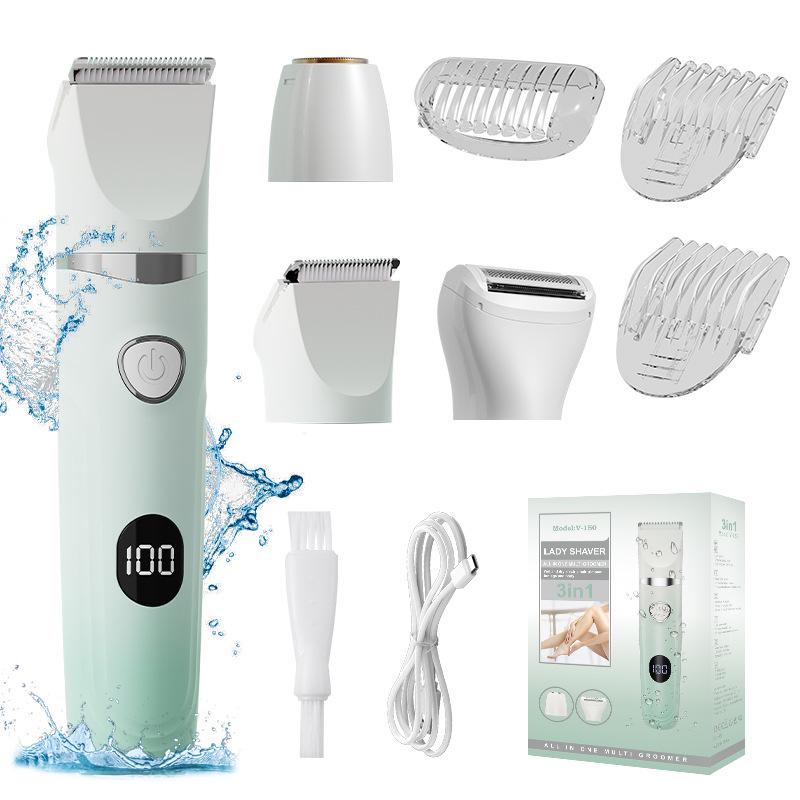 Waterproof Double-Head Electric Epilator & Bikini Trimmer for Women