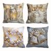 Home Decor Christmas-Themed Decorative Digital Print Pillowcases Pattern Cushion Cover Suitable For Sofa Bedroom Car Pillow