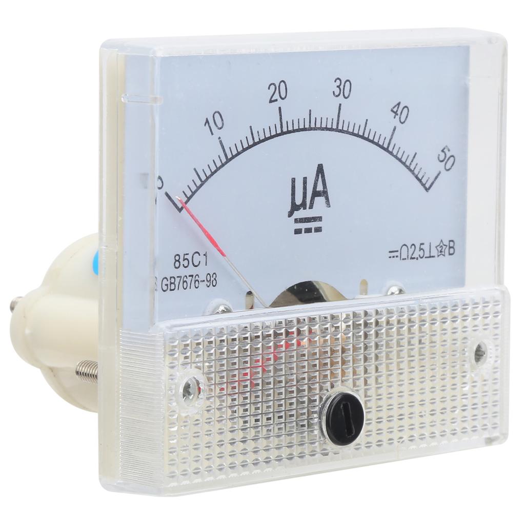 85C1 DC0 50UA Pointer DC Ammeter Head Ampere Meter Line Circuit Measuring Device