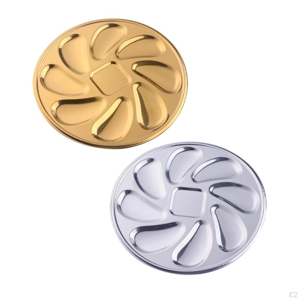 23cm Ostrá grilovací pánev s 8 prohlubněmi pro skořápky pro restauraci Multifunkční