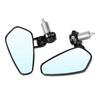 1 Pair 7 8inch 22mm Universal Motorcycle Aluminum Handle Bar End Side Rear View Mirrors