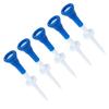 5pcs Golfing Tees Height Adjustable Stable Blue Golfing Plastic Tees for Golfing Practices