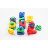 5 Set Screw Building Blocks Nut Shape Match Puzzle Toys For Children Infant Montessori Shape Color Recognize Educational Toys