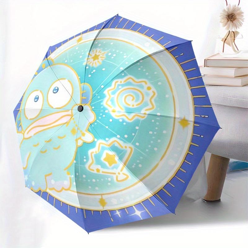 1pc "Galactic Puffin"Umbrella with Plastic Handle,Suitable for All Seasons Home Travel Outdoor UmbrellaSanlio228