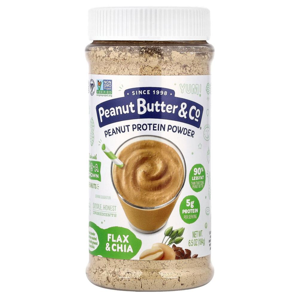 Peanut Butter & Co. Mighty Nut Powdered Peanut Butter with Flax & Chia, 6.5 oz (184g)