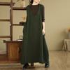 Women's Oversized Denim Vest Dress V-Neck Hooded Loose Fit Spring Summer Casual Mid-Length Dress with Pockets