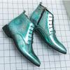 High Tops Mirror Patent Leather Lace Up Shoes Men Designer Wedding Party Dress Loafers Designer Male Formal Zapatos Hombre