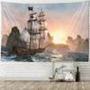 Psychedelic Forest Castle Tapestry Fairy Tale Anime Wall Hanging Hippie Witchcraft Home Decor Kawaii Dorm Decor Tapestry