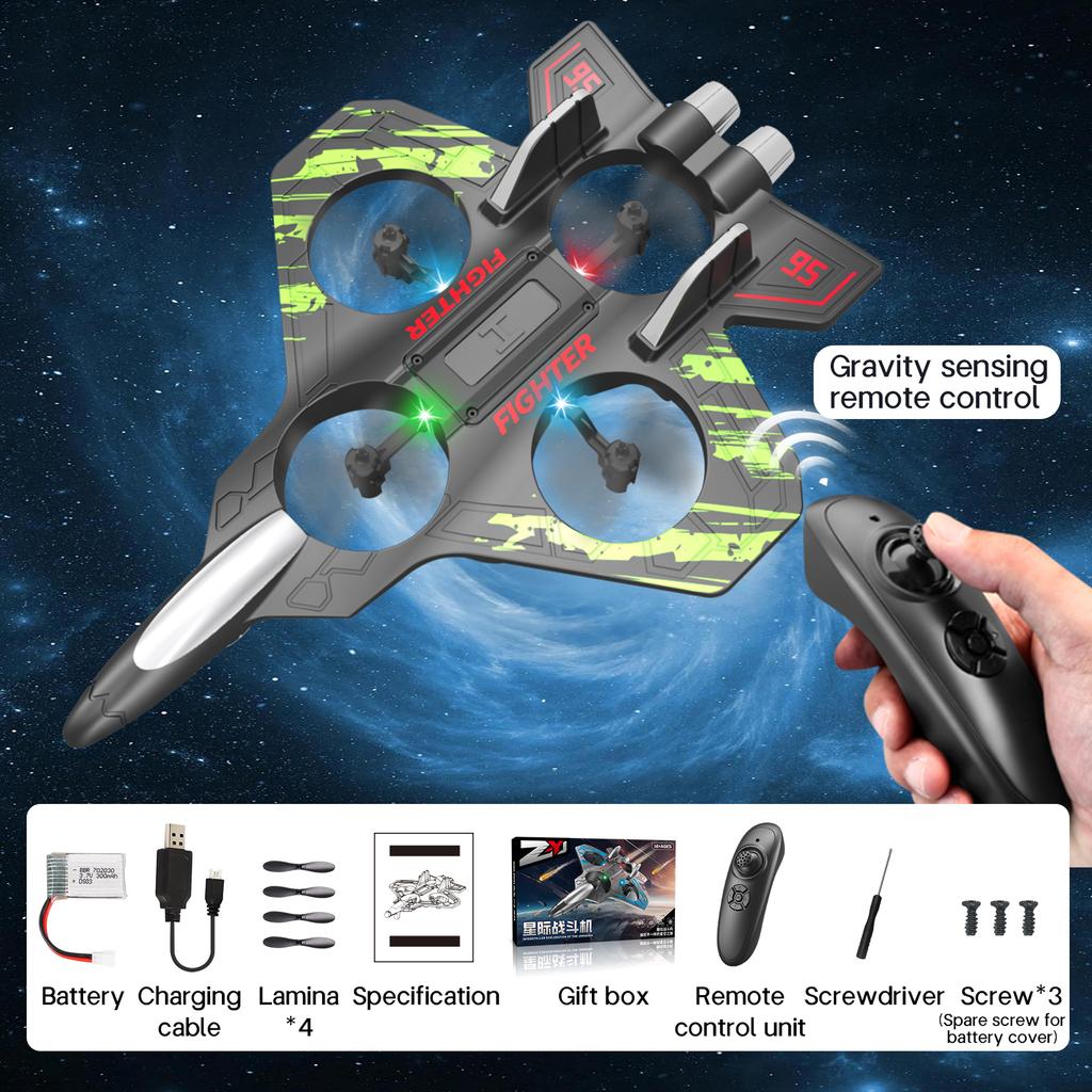Durable and Crash-Resistant Fixed Wing Remote Control Toy for Children