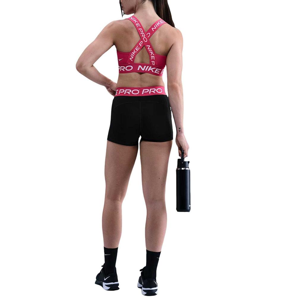 Nike Pro Yoga Shorts Women's Black/Light Pink/White Moderate CZ9857-037