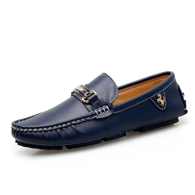 2025Loafers One-pedal Loafers Men's Lazy Low-top Men's Large-size Men's Doudou Shoes Foreign Trade 2025