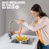 1pc Water Faut Extension Pipe Universal Flexible Extended Water Pipe Anti-Splash Extension Pipe