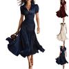 Rochie de Damă Casual Rochii Fluide Decolteu în V Vacanță Boho Plajă Rochie de Vară