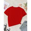 Girls Cat Birthday Cute Floral Print Crewneck T-Shirt, Spring Summer Versatile Kids Tee
