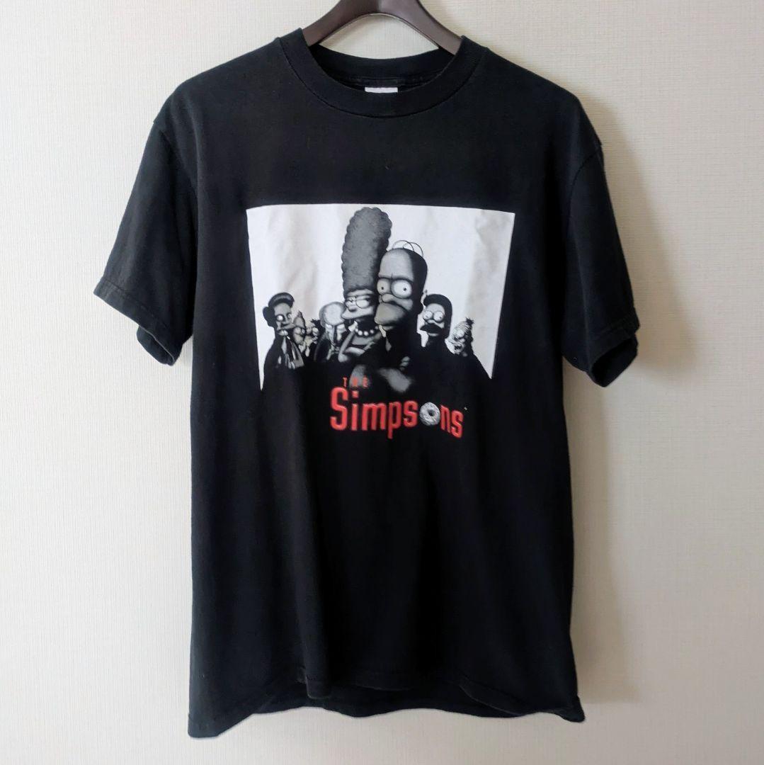 00s The Simpsons Sopranos T-shirt Parody Black Greran S