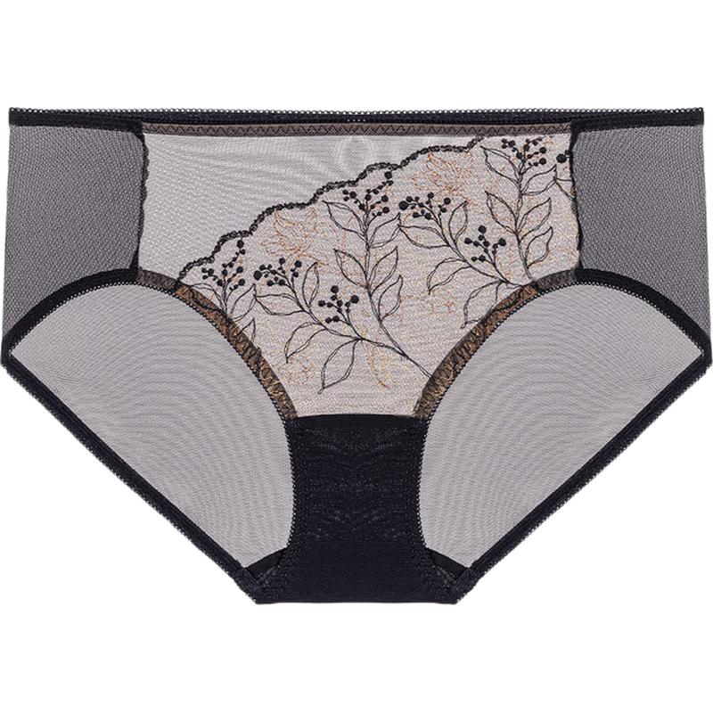 

Aimer Women s Mid-Waist Lace Boyshorts M