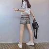 Korean Women's Summer Casual Embroidered T-Shirt & Shorts Set