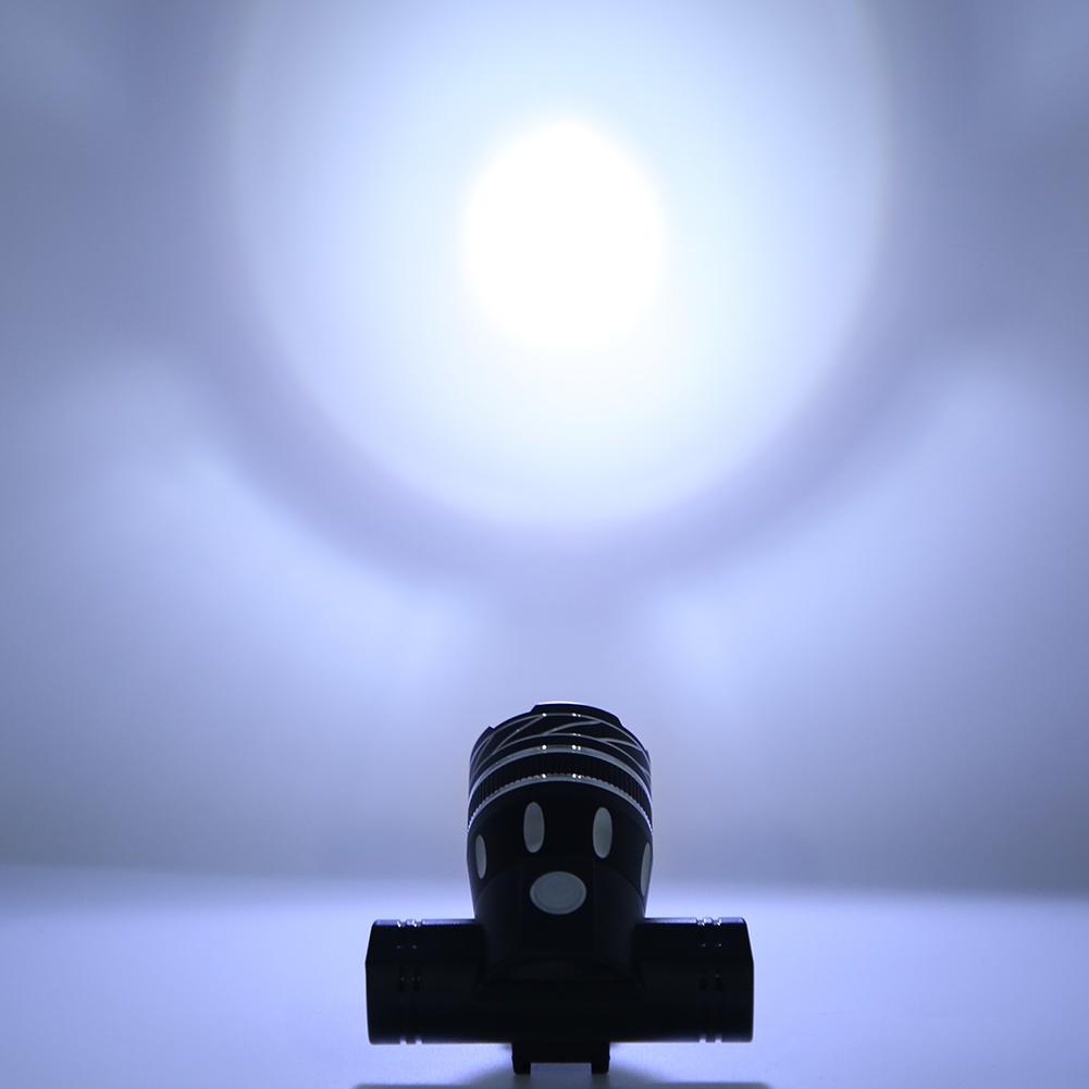 Mountain Bike Light Bicycle USB Rechargeable Headlight Rainproof Night Riding Accessories