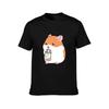 Squishy Hamster Loves Boba TShirt Casual Lightweight Short Sleeve Top