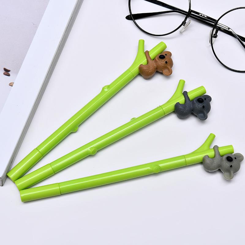 

3 шт. симпатичная гелевая ручка Koala Business 0,5 мм новинка хорошие школьные канцелярские принадлежности аксессуары ручки для письма подарочные канцелярские принадлежности 3pcs