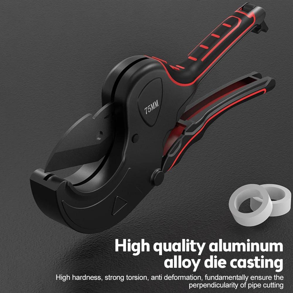 32/42/63/75mm Scissors Professional Cutting Pipe Cutter Electric Line Hot Melt Water Pipe Cutting Tool Artifact PVC Pipe Cutter