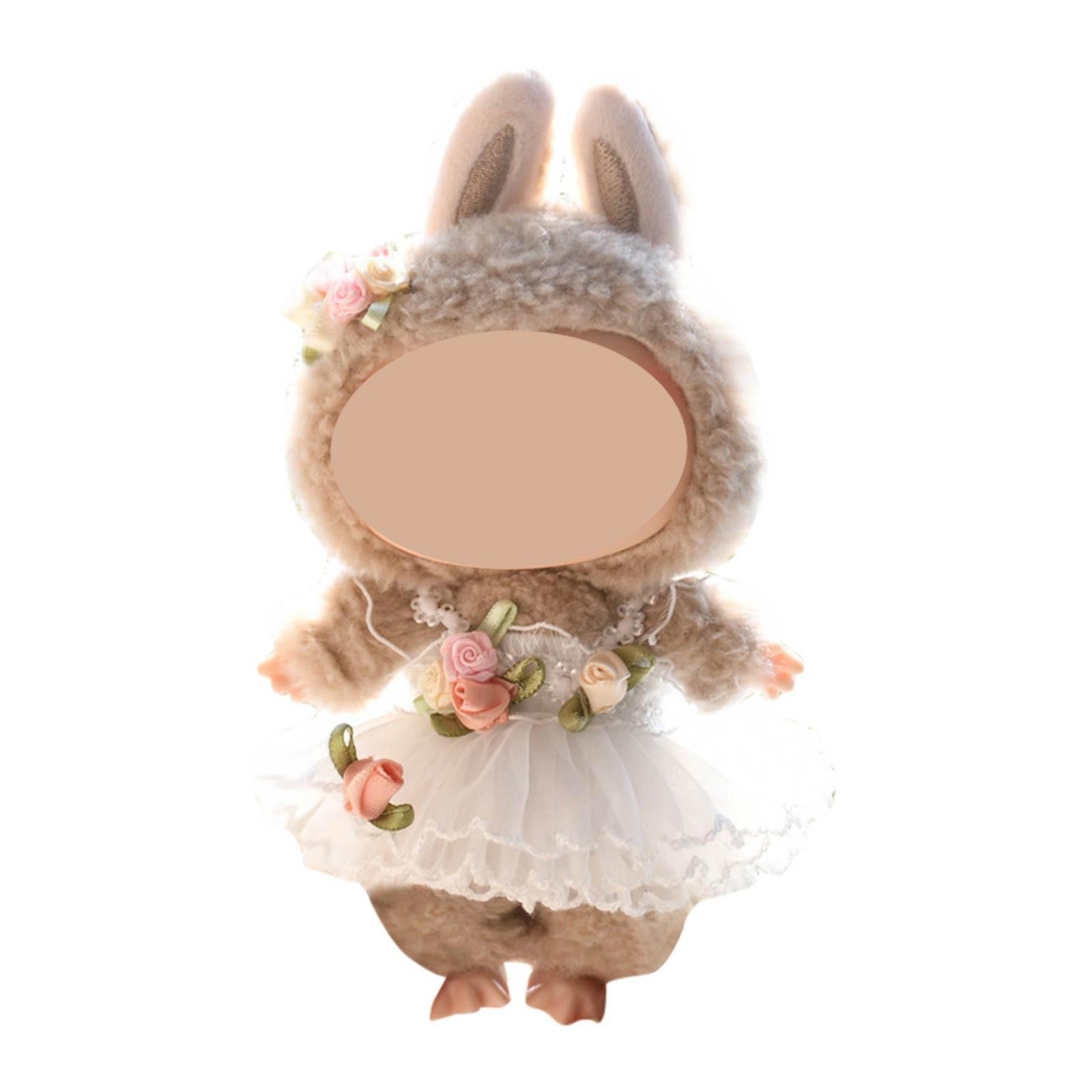 

Веселая одежда для кукол, аниме плюшевые игрушки и милые аксессуары, милая одежда для кукол One Size белый