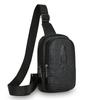 Versatile PU Leather Chest Bag - Professional Chest Sling for Work, Travel & Outdoor Activities (Fits Phone & Essentials)