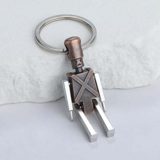 Creative Robots Keychain for Car Keys Purse Handbag Backpack Travel Bag Robot Pendant Keychains Cute Keychains Gifts for Men Friends Teacher Robot