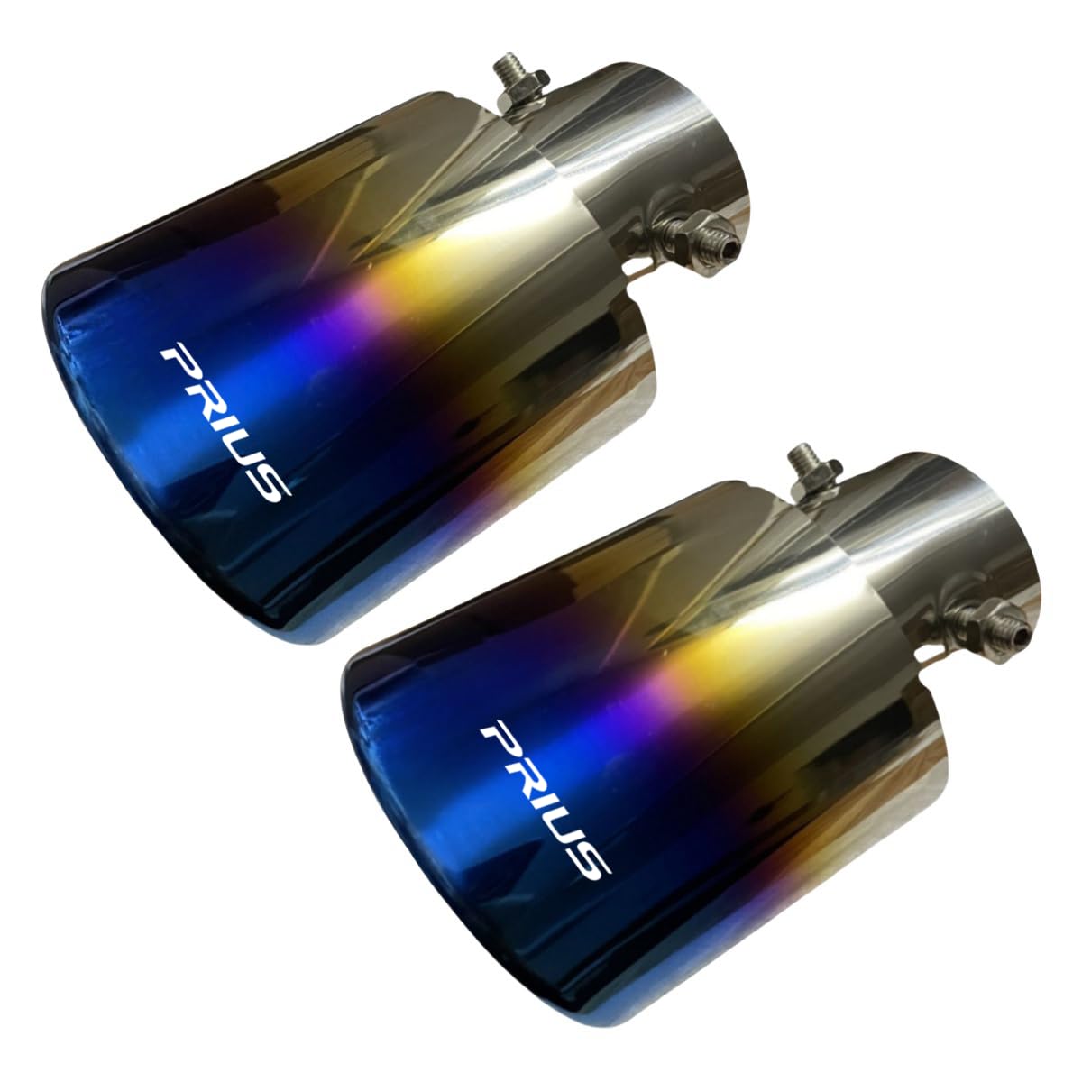 

Насадки на глушитель Prius, комплект из 2 штук (Лево и право) Специальный набор дизайна, Защита от падения, 58MMΦ