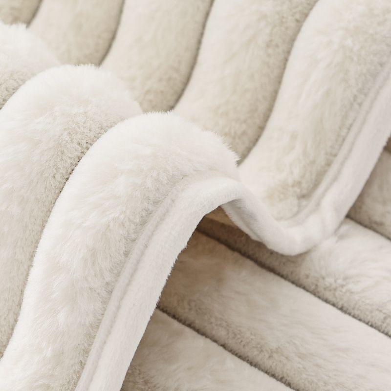 Kaninchen Plüsch Sofakissen Winter Verdickte Sofaabdeckung Plüschkissen Sofaabdeckung