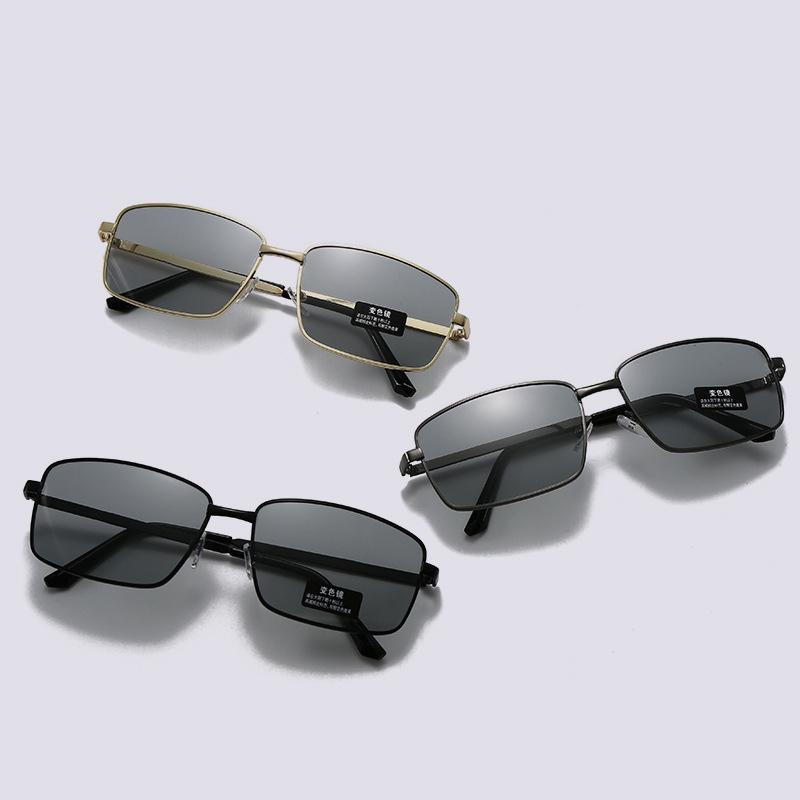 Color Change Rectangle Photochromic Polarized Sunglasses For Men Women Square Classic Chameleon Sun Glasses Male Eyewear 2026