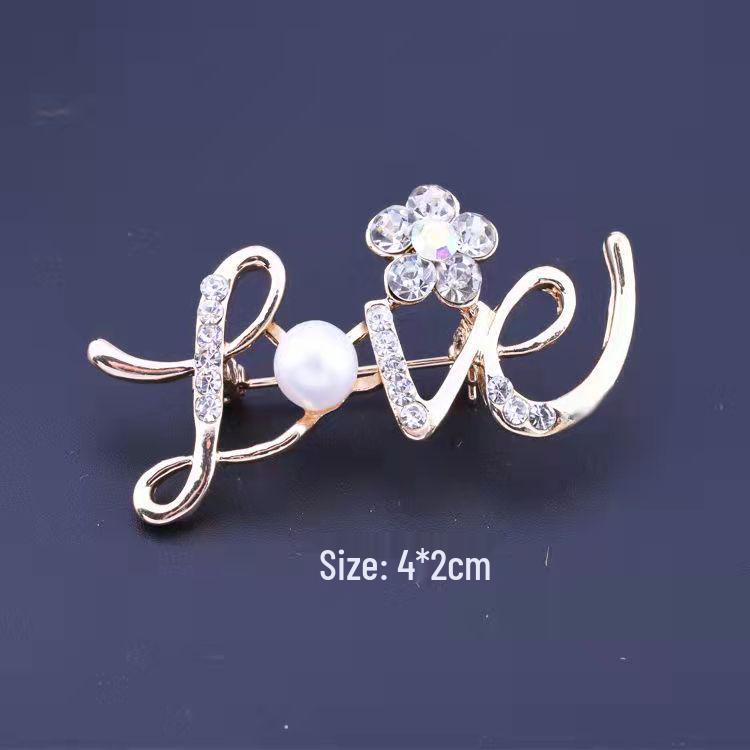 Elegant Luxury Brooch: Versatile and Exquisite Pin for Suit Jackets - Japanese and Korean Inspired Design