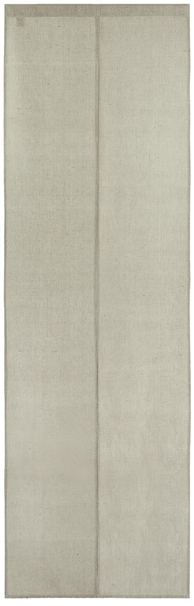 

noren curtain made from linen by Sunnyday Fabric in a solid approximately 72cm wide x 240cm Stylish, long, Scandinavian-inspired 100% gray-beige