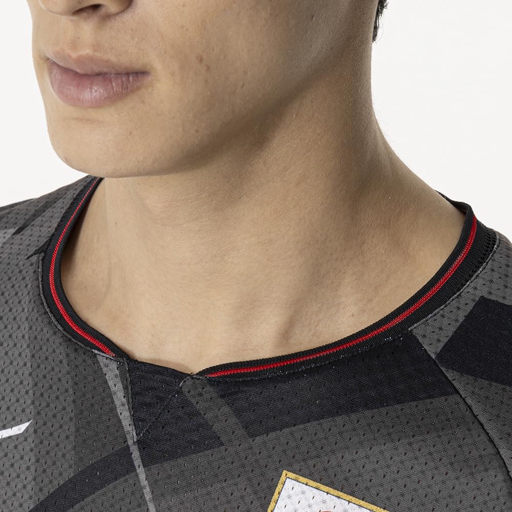 Table Tennis All Japan Design Game Short Size M Wear, Shirt, Sleeve, Unisex, Black, (82JAB500)