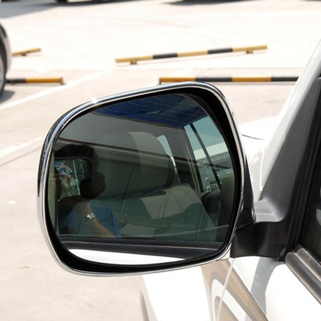 AuoKeer Side Mirror Lens, Car Heated Convex Door Mirror Glass, For Hiace 200 Series,