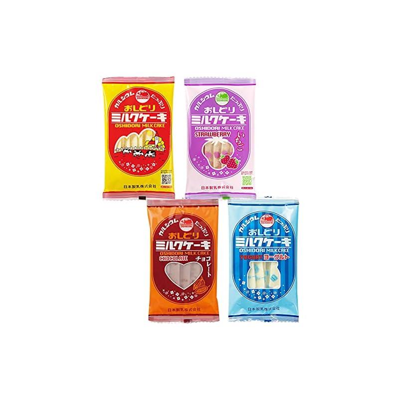 

[Total of 32 pieces] Oshidori milk cake Standard set of 4 types (milk/strawberry/chocolate/yoghurt) 1 bag each japan milk