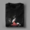 Herren T-Shirts Spiel Hollow Knight Silksong Fantastisches Reines Baumwoll-T-Shirt Kurzarm T-Shirt Rundhals Kleidung Übergröße