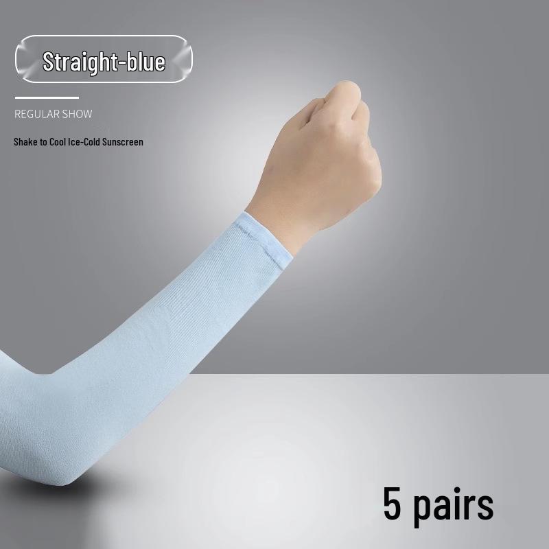 Newbie 0.01 Ice Silk UV Arm Sleeves - Summer Sun Protection for Cycling & Fishing